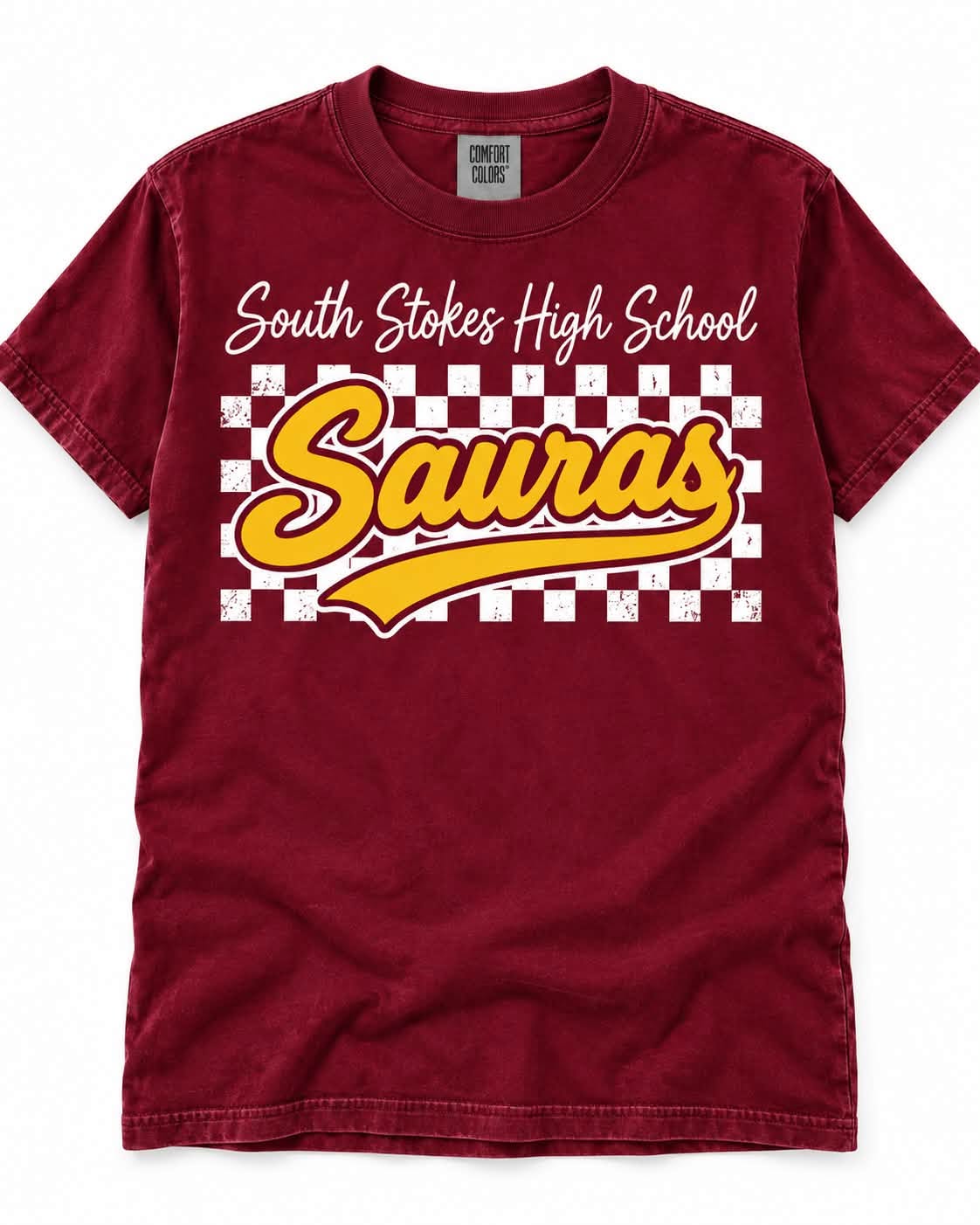 South Stokes Sauras — Checkerboard Script