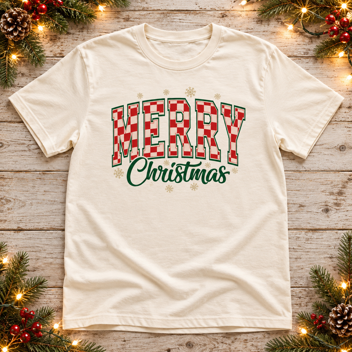 Merry Christmas — Checkerboard