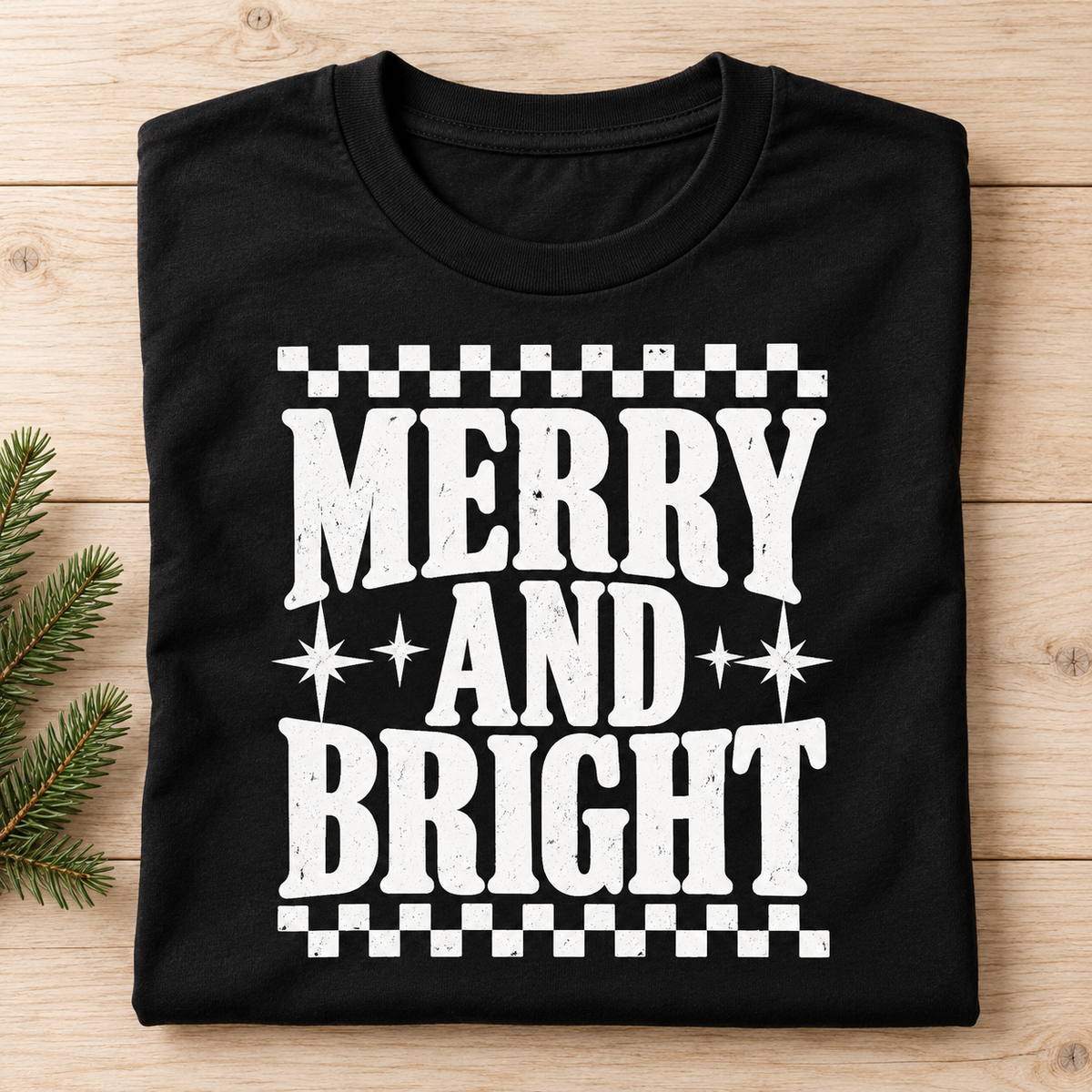 Merry and Bright — Black & White