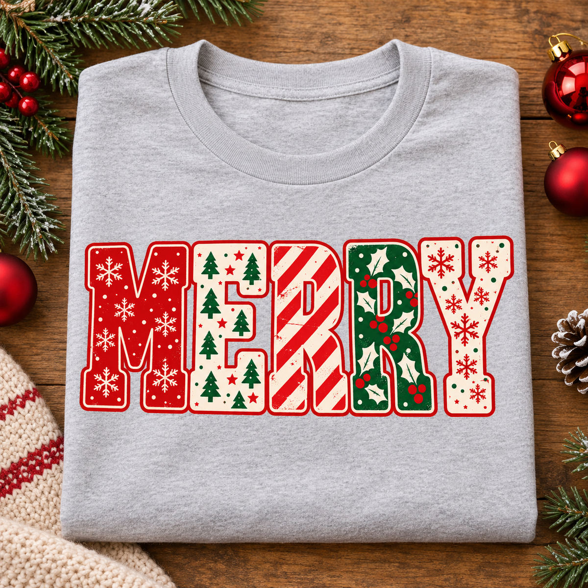 Merry — Christmas Patchwork