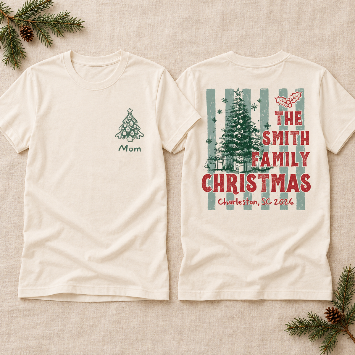 Personalized Christmas Cabin Crew