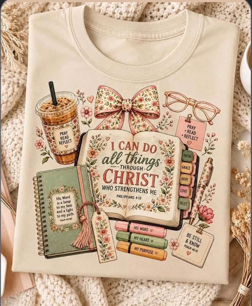 I Can Do All Things Through Christ — Floral Bible