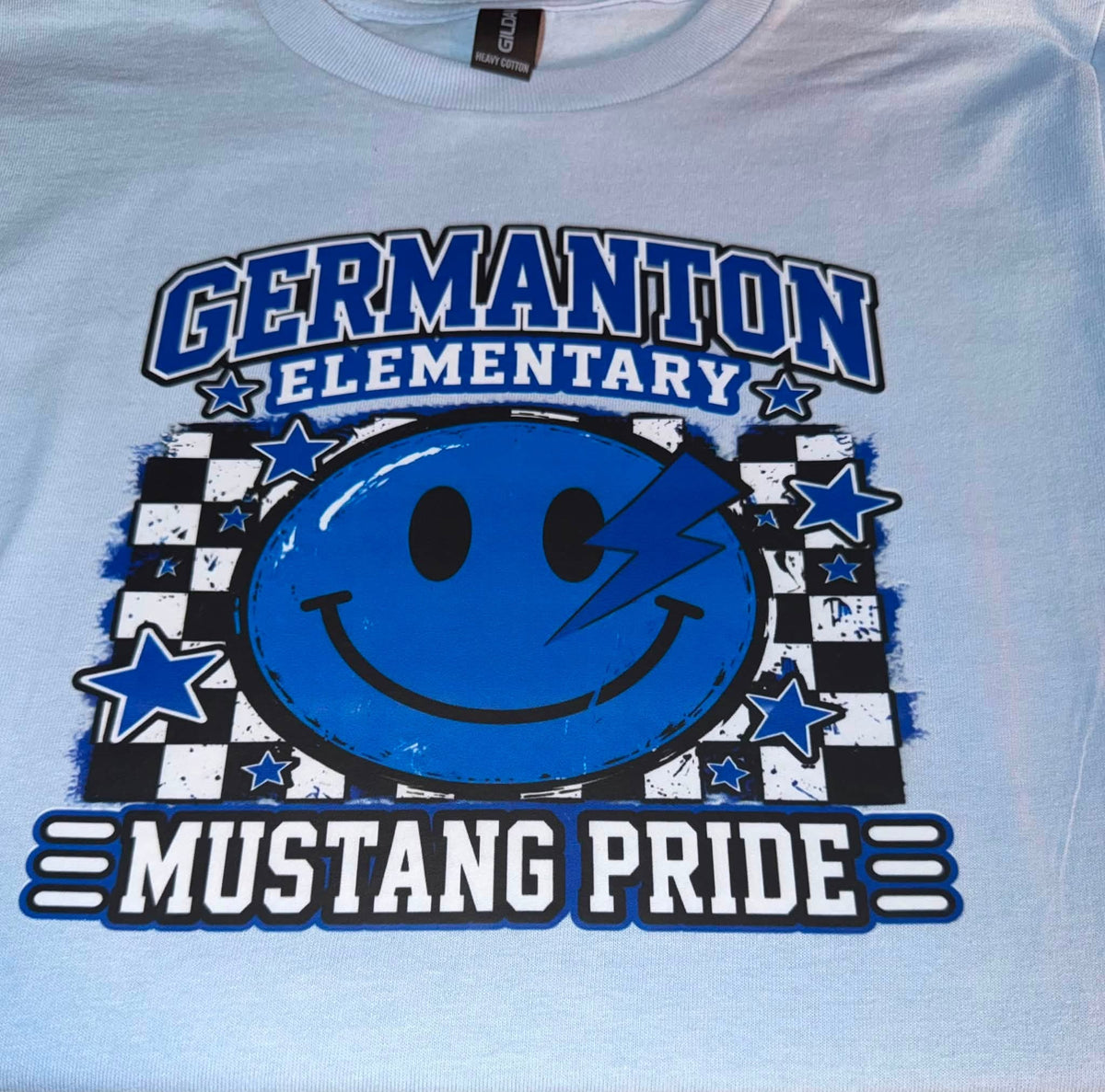 Germanton Mustang Pride — Smiley Lightning