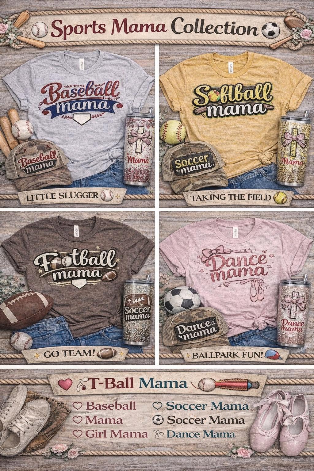 Football Mama — Camo Script