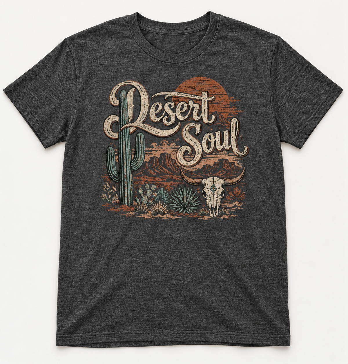 Desert Soul western tee mockup