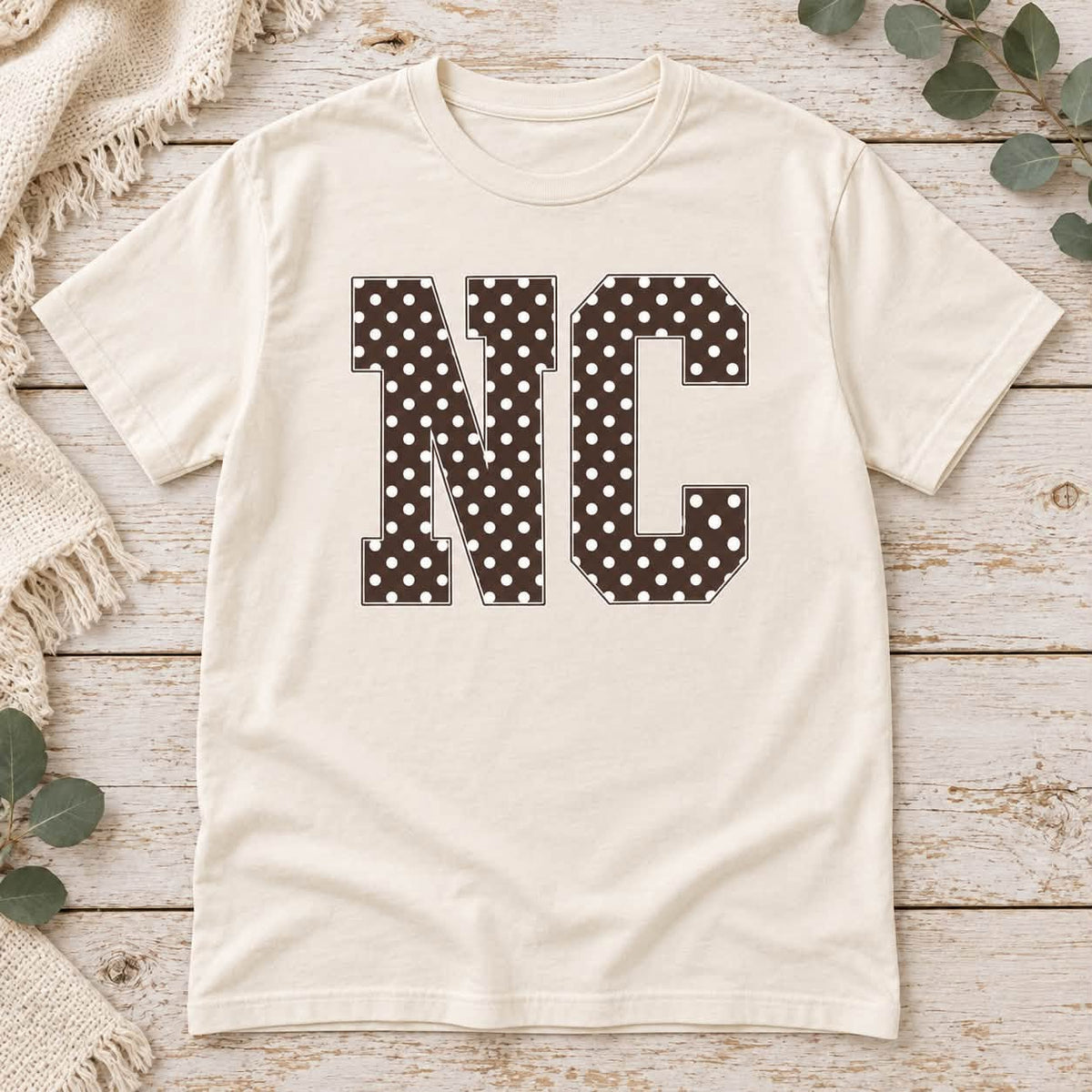 North Carolina — Chocolate Polka Dots