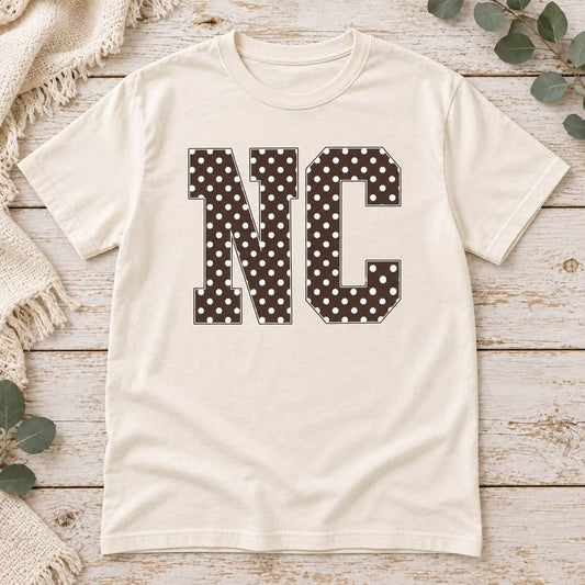North Carolina — Chocolate Polka Dots