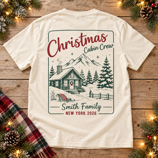 Personalized Christmas Cabin Crew