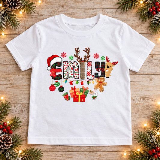 Personalized Christmas Patchwork Name
