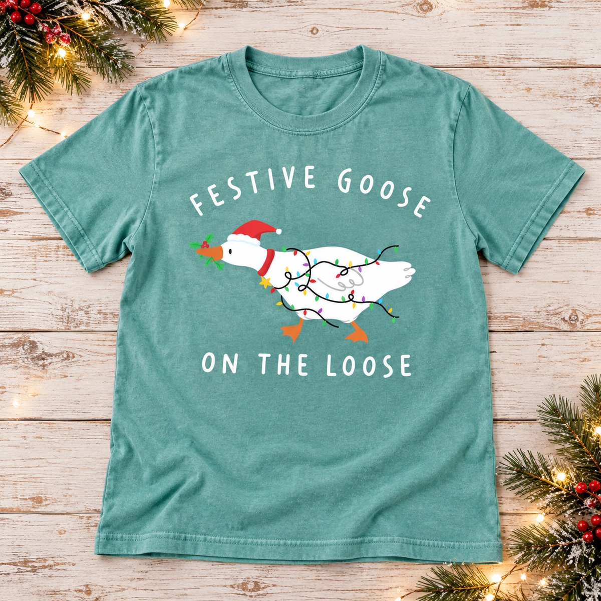 Festive Goose on the Loose