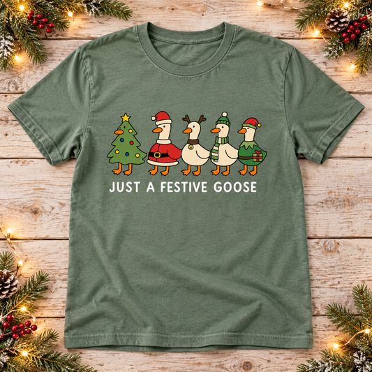 Just a Festive Goose