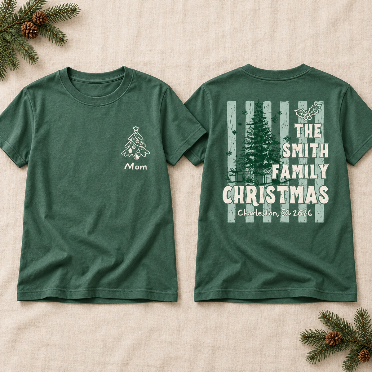 Personalized Christmas Cabin Crew