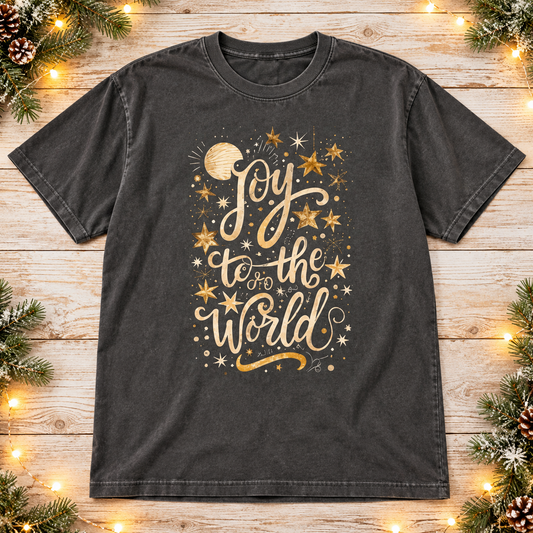 Joy to the World — Gold Script