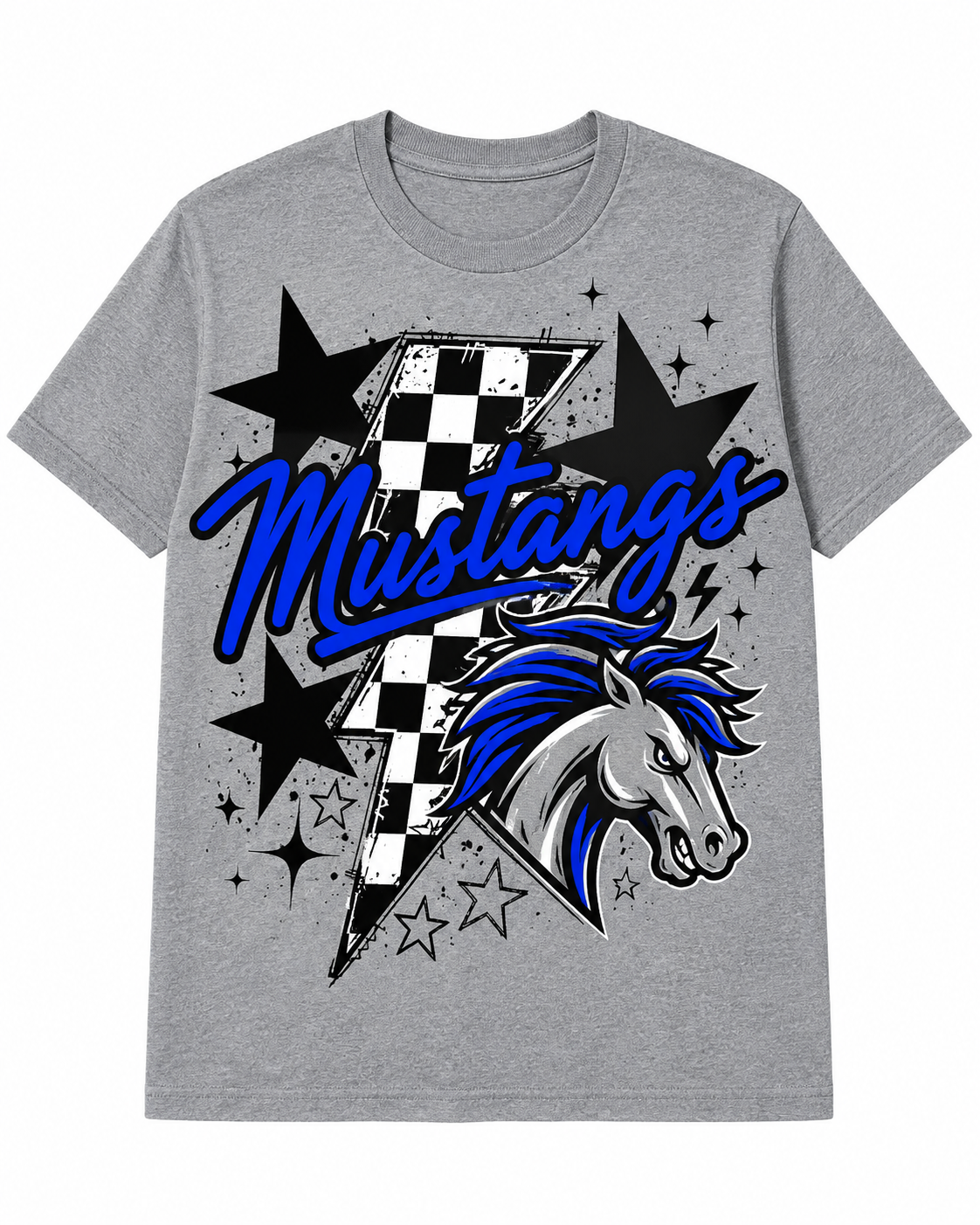 Mustangs — Checkerboard Lightning