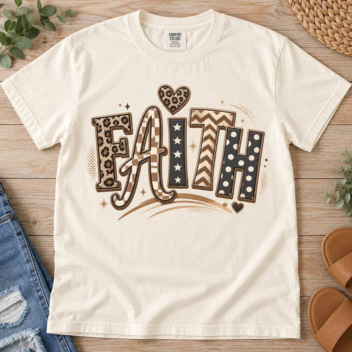 FAITH — Leopard Patchwork