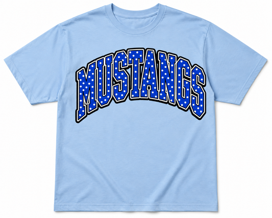 Mustangs — Light Blue Varsity