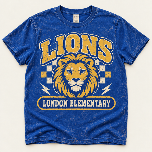 London Lions — Vintage Mascot