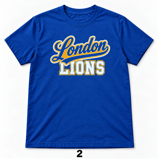 London Lions — Checkerboard Script