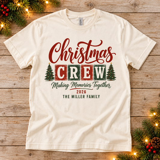 Personalized Christmas Crew — Making Memories