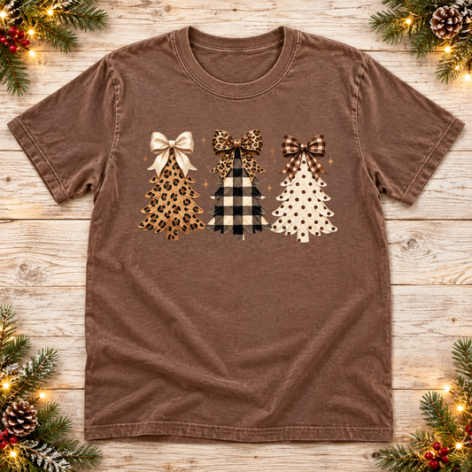 Neutral Christmas Tree Trio