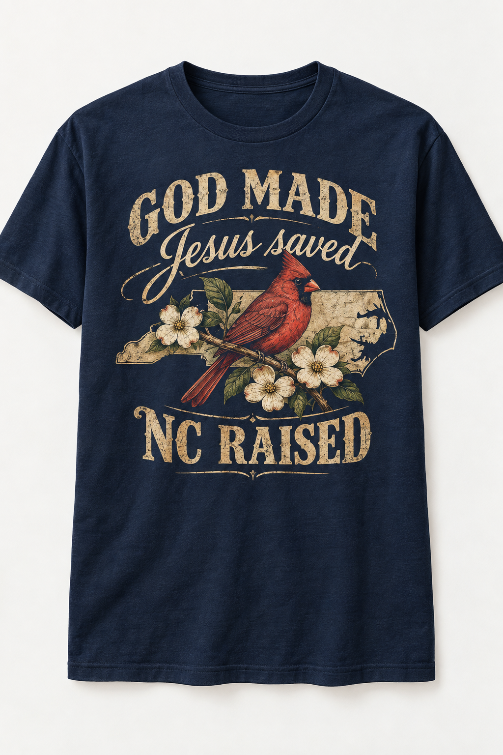 God Made, Jesus Saved, NC Raised — Cardinal