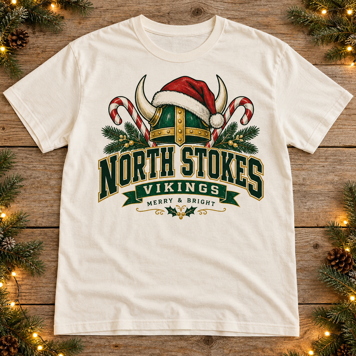 North Stokes Vikings — Holiday Mascot