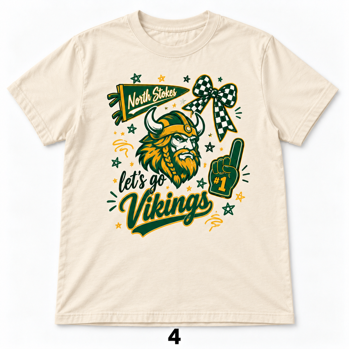 North Stokes Vikings — Bow & Spirit Pennant