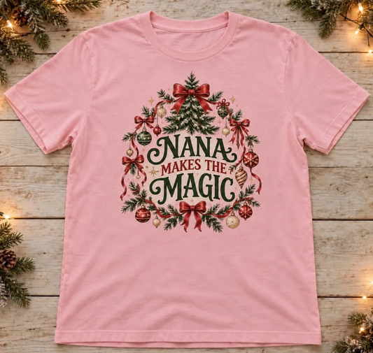 Nana Makes the Magic — Christmas Wreath