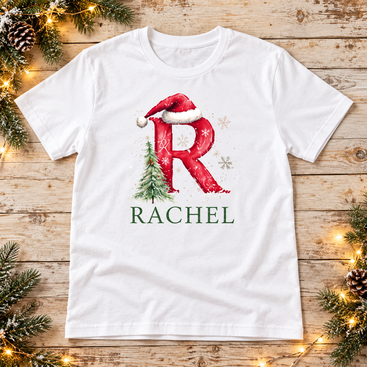 Personalized Christmas Initial & Name