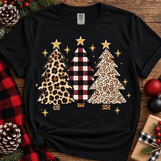 Rustic Christmas Trees — Leopard & Buffalo Plaid