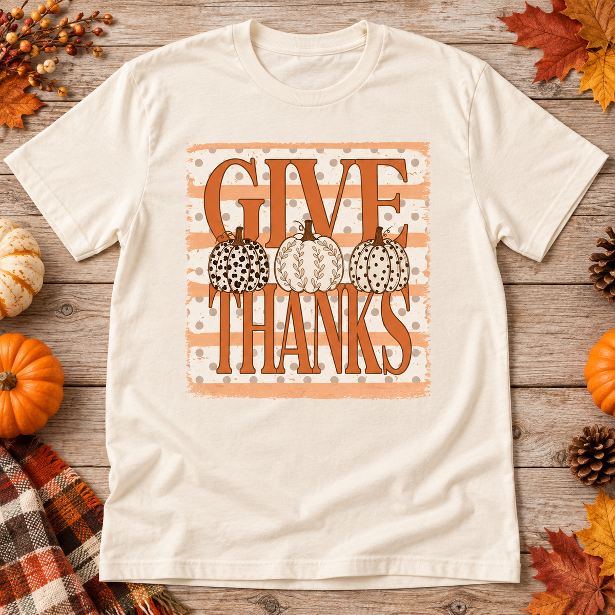 Give Thanks — Pumpkin & Leopard