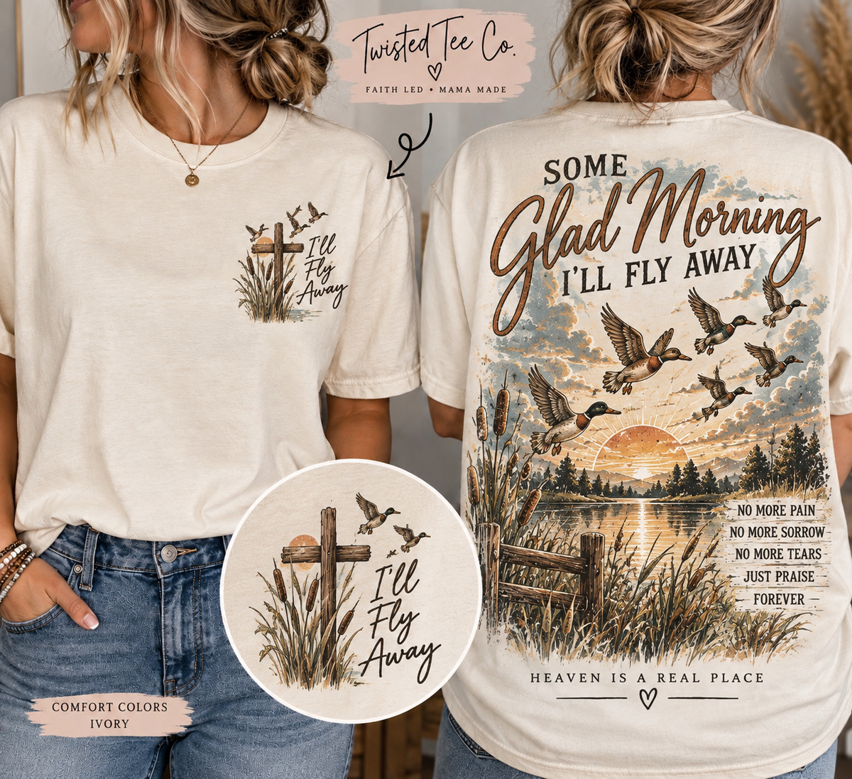 Some Glad Morning, I'll Fly Away — Front & Back