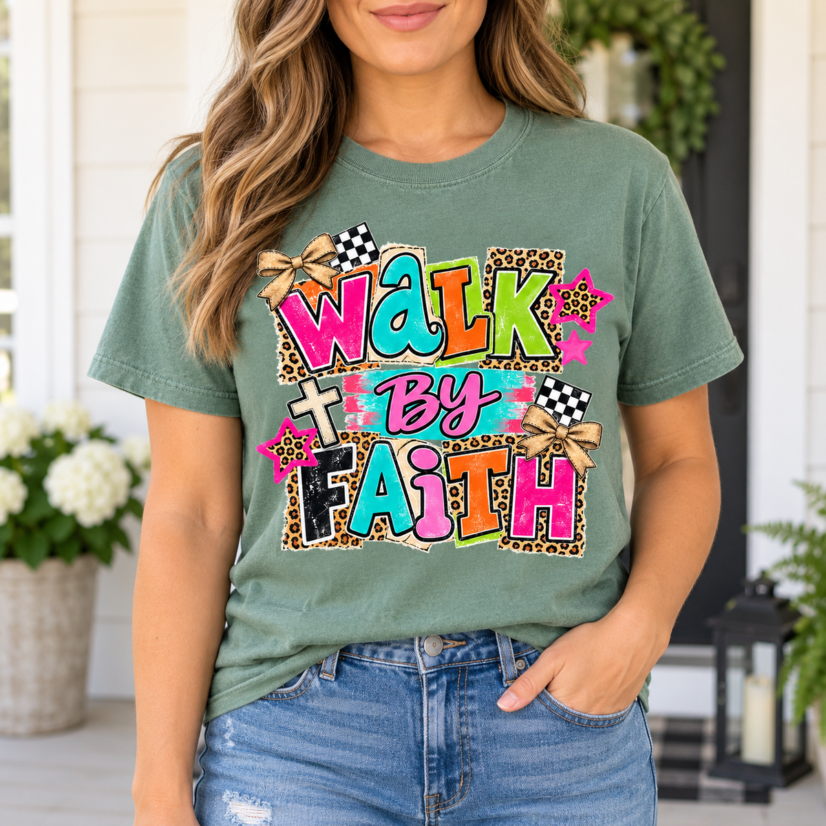 Walk by Faith — Bright Florals