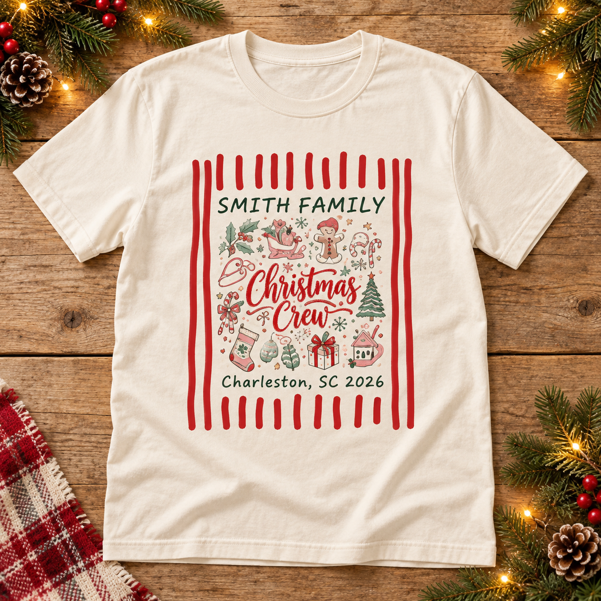 Personalized Family Christmas Crew — Charleston