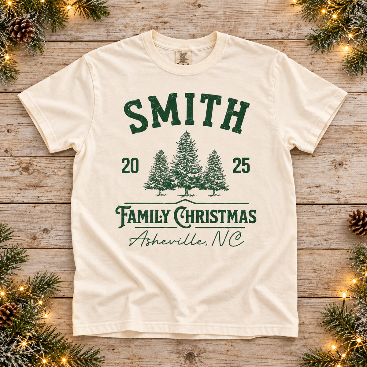 Personalized Family Christmas — Trees