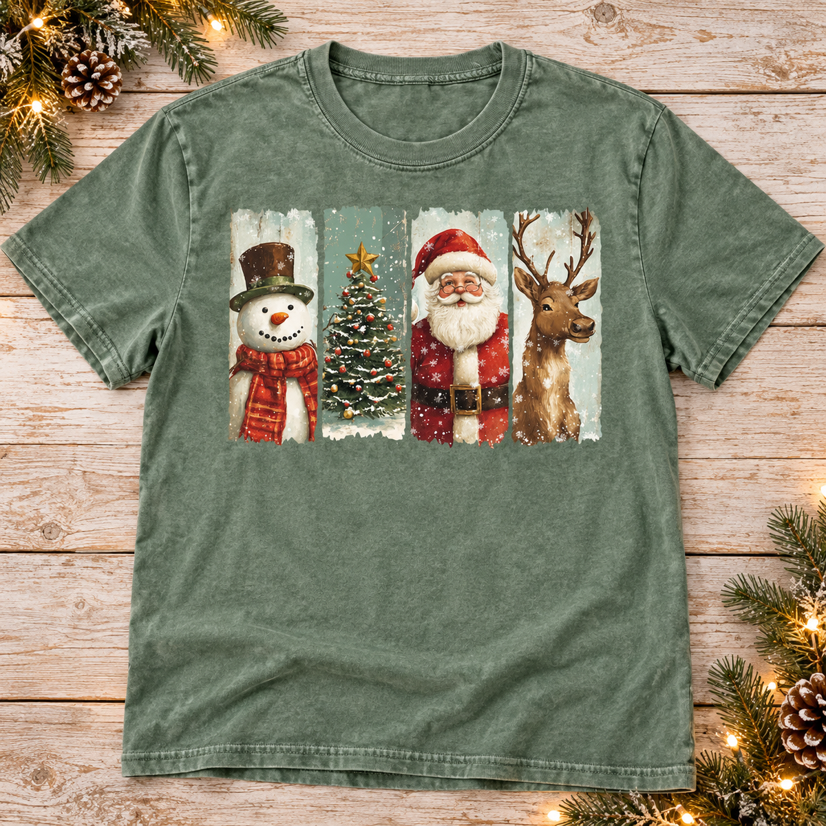 Vintage Christmas Panel