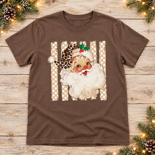 Vintage Santa — Striped Leopard