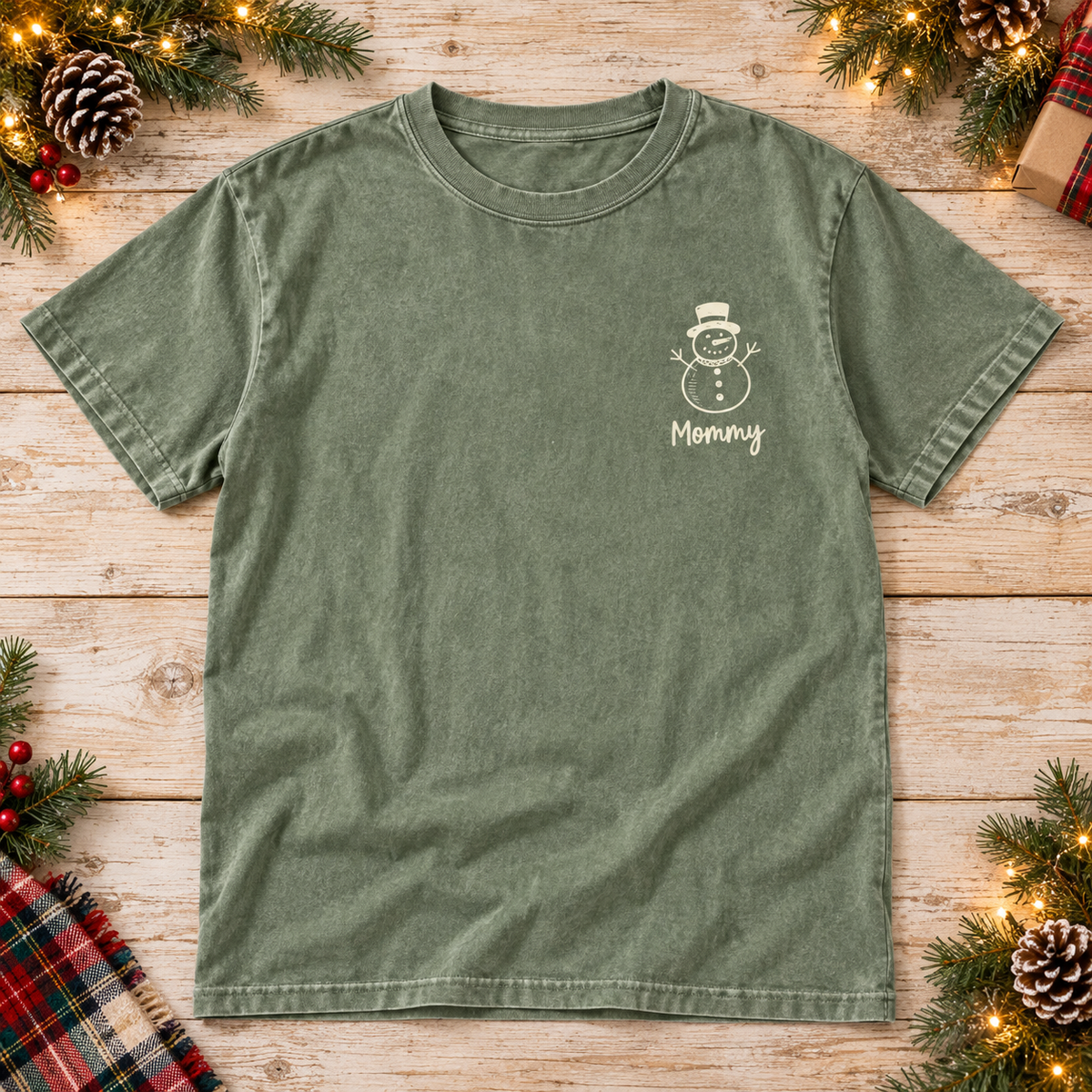 Mommy — Snowman Pocket