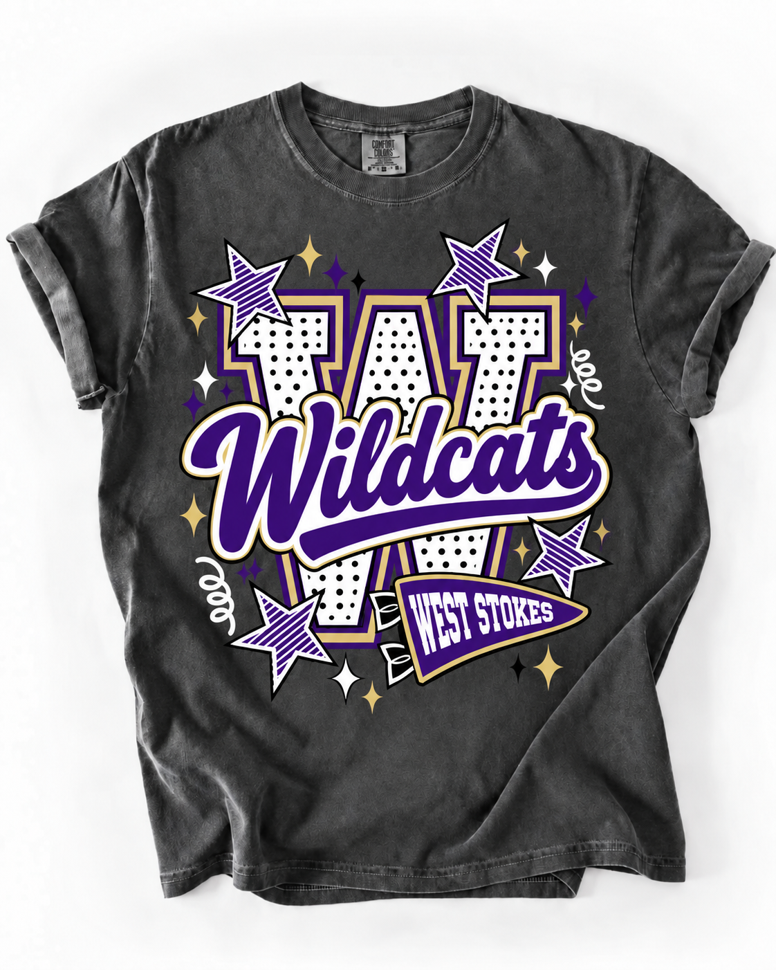 West Stokes Wildcats — Patchwork Stars