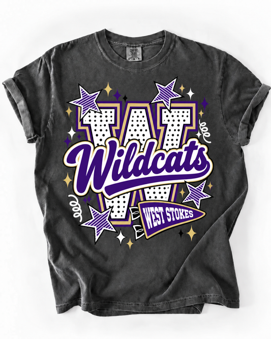 West Stokes Wildcats — Patchwork Stars
