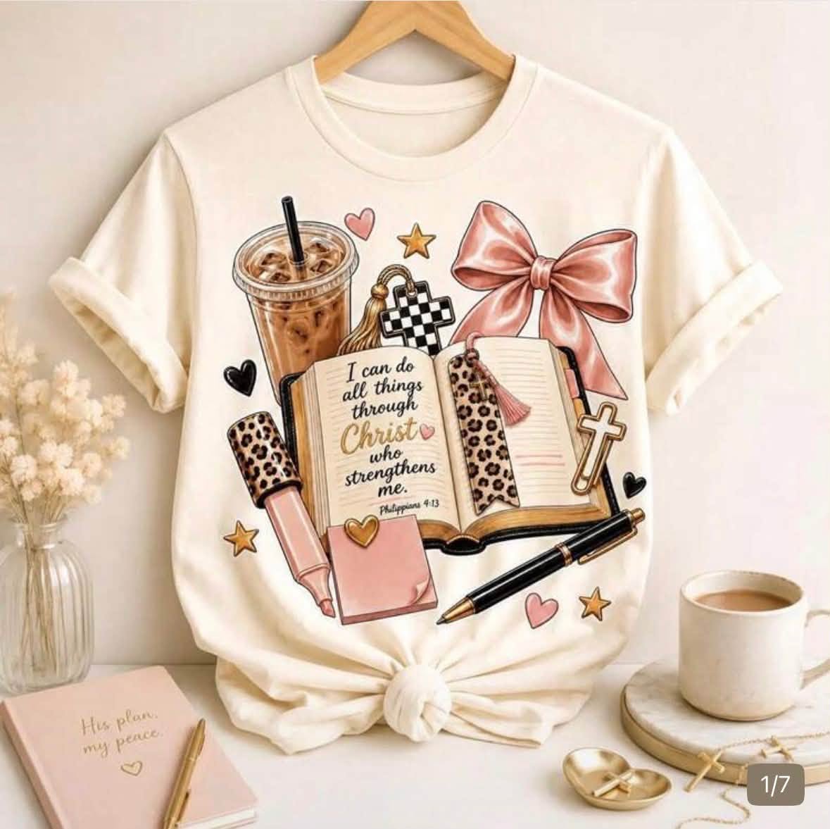 I Can Do All Things Through Christ — Leopard Bible & Bow