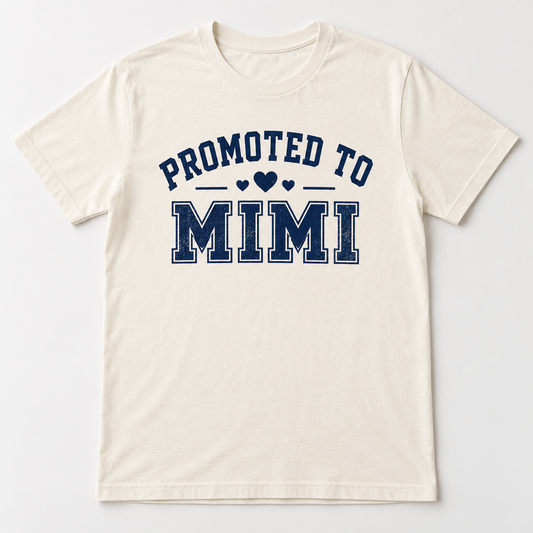 Mimi Mama Upgrade tee mockup in Ivory