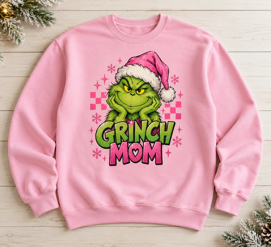 Grinch Mom Pink