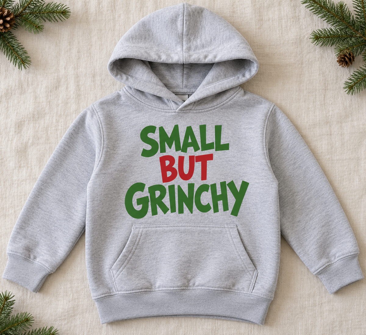 Small But Grinchy Lettering