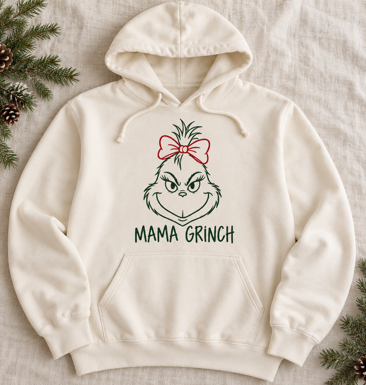 Mama Grinch Outline