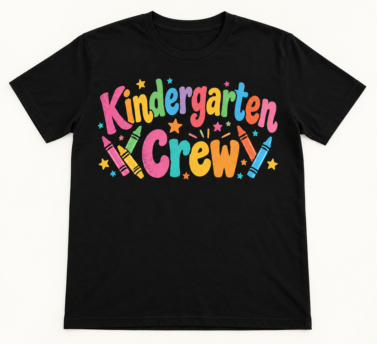 Kindergarten Crew — School Staff Tee mockup