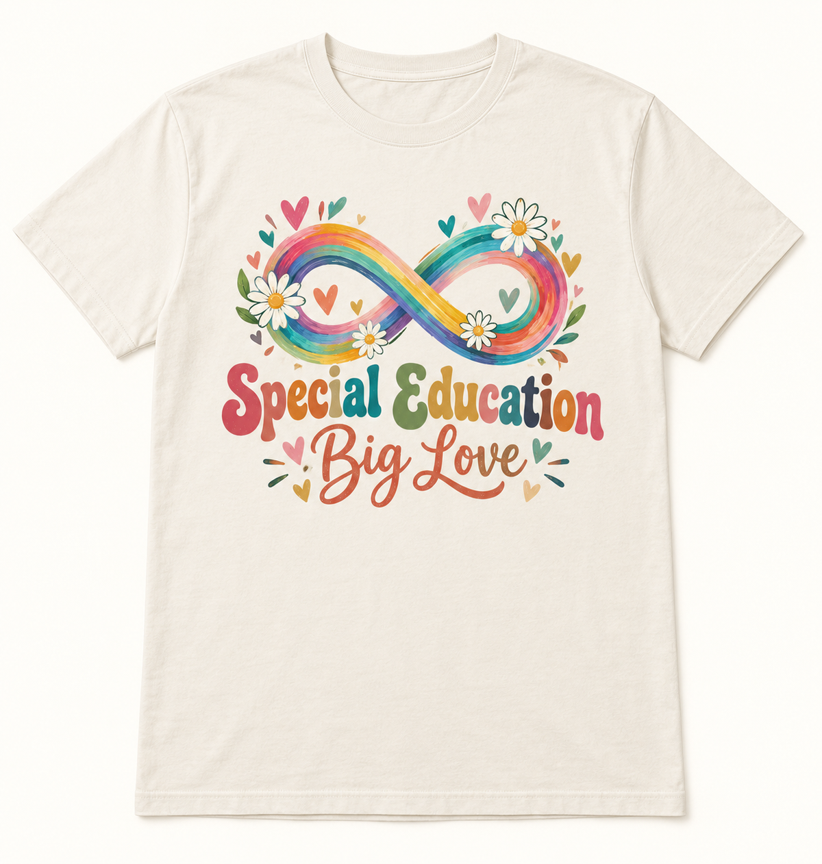 Special Education Big Love — School Staff Tee mockup