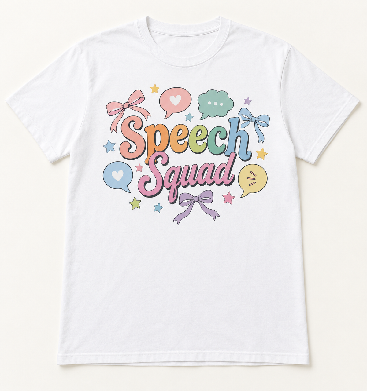 Speech Squad — School Staff Tee mockup