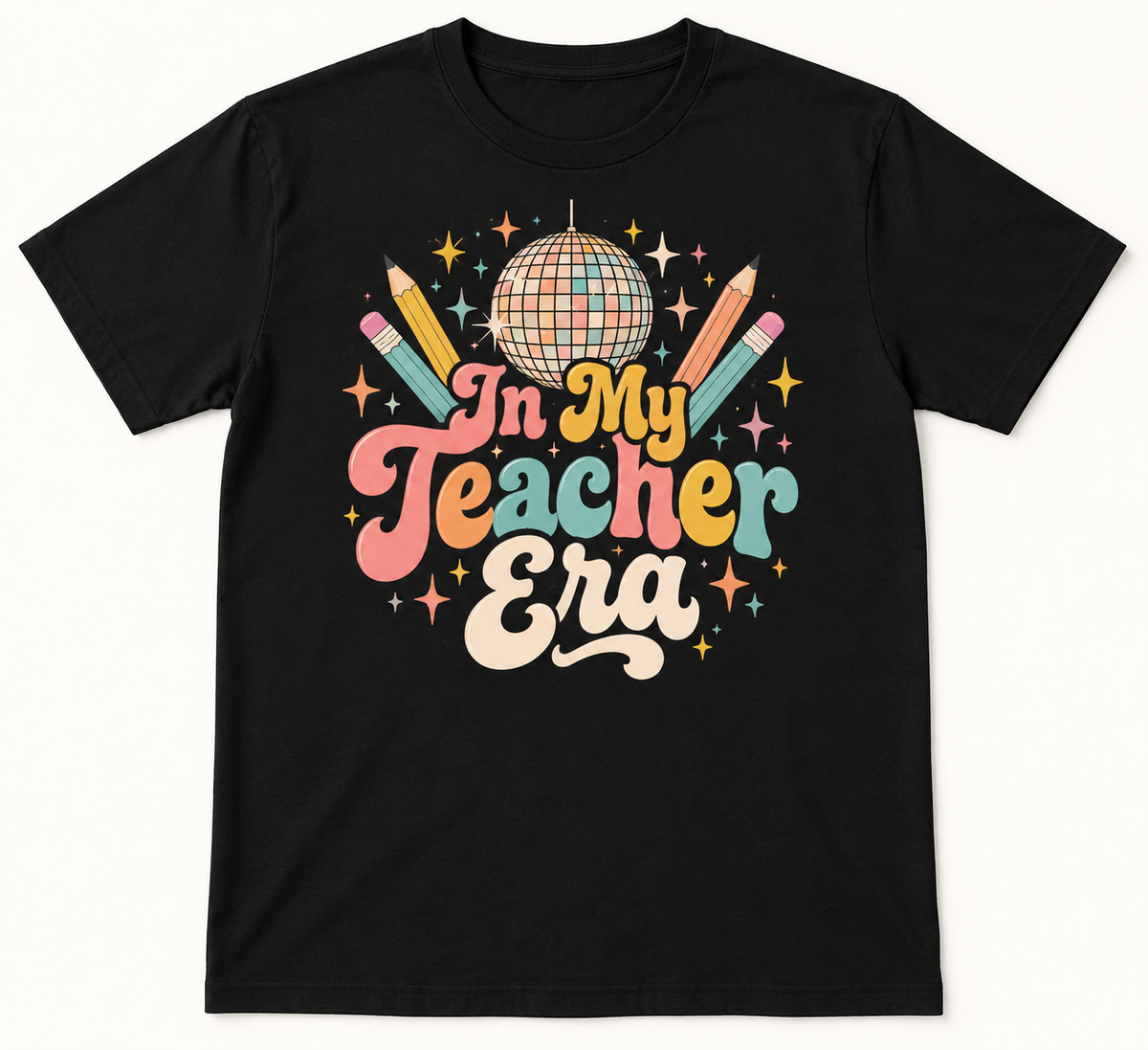 In My Teacher Era — School Staff Tee mockup