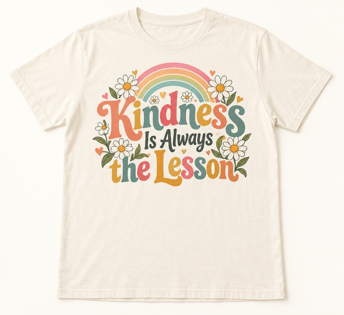 Kindness Is Always the Lesson — School Staff Tee mockup
